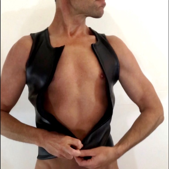 Men’s Neoprene Front Zip Vest - Picture 5 of 9